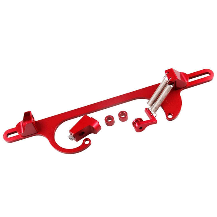 Car Modification Throttle Base Cable Base Section Aluminum Alloy Throttle Cable(Red)