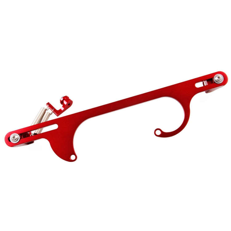 Car Modification Throttle Base Cable Base Section Aluminum Alloy Throttle Cable(Silver)