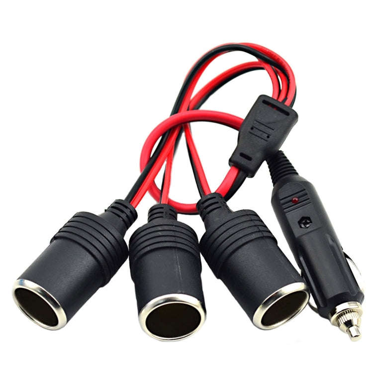 Jtron Premium 3 Holes Car Cigarette Socket Splitter Charger, Length: 30cm