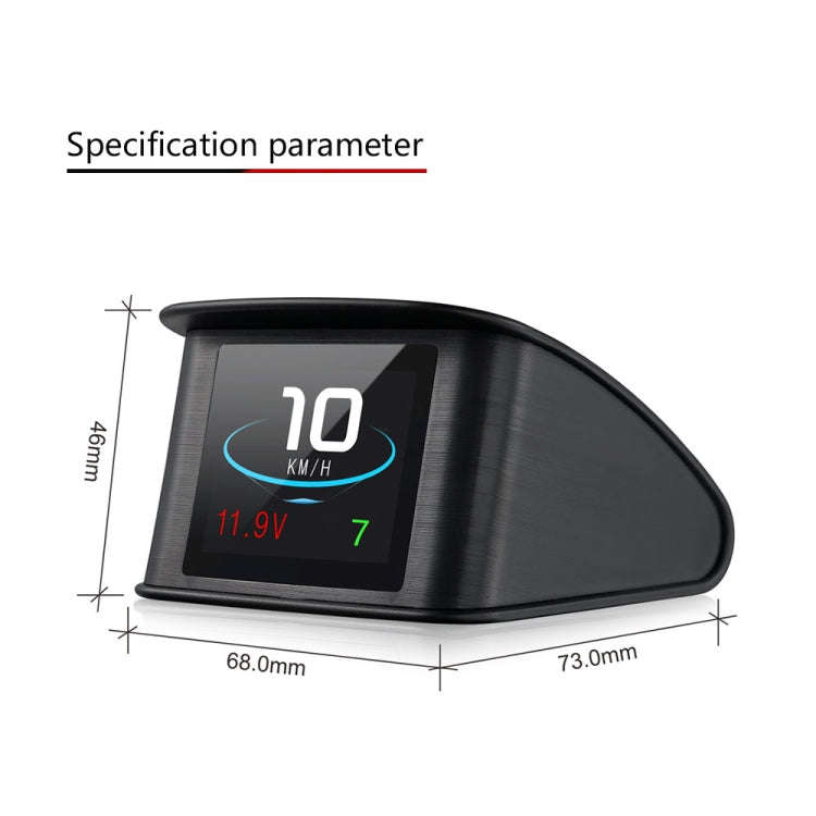 T600 HUD 2.2 inch Car GPS Smart Digital Meter with TFT LCD Multi-color, Speed & Driving Distance ...
