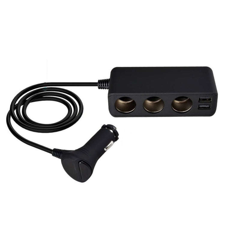 6.8A 80W Plastic Shell 3 Sockets in 1 Car Cigarette Lighter Car Charger Car Socket with 4 USB Por...