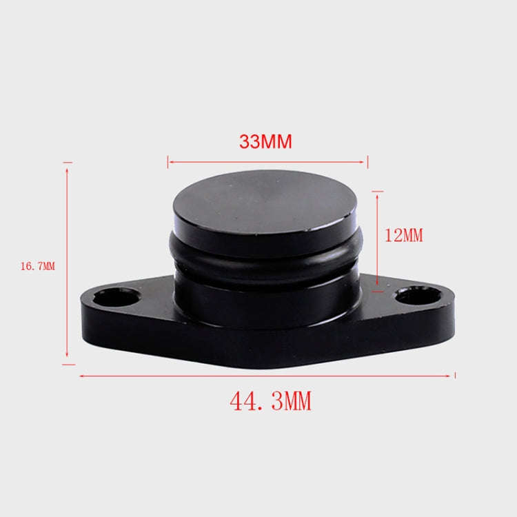 6 PCS 33mm Swirl Flap Flaps Delete Removal Blanks Plugs for BMW M57 (6-cylinder)(Red)