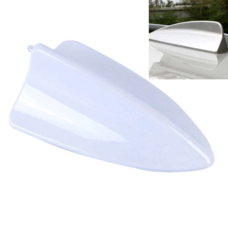 A-881 Shark Fin Car Dome Antenna Decoration(White)