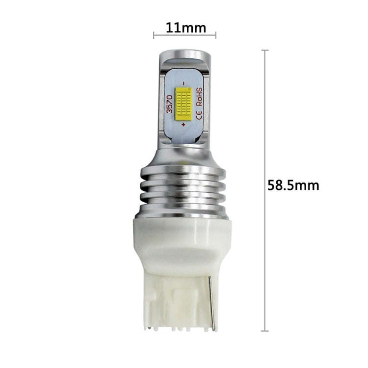 2 PCS T20/7440 72W 1000LM 6000-6500K Bright White Light Car Turn Backup LED Bulbs Reversing Light...
