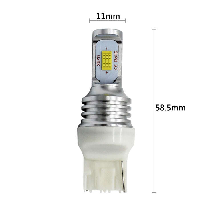 2 PCS T20/7440 72W 1000LM 6000-6500K Bright White Light Car Turn Backup LED Bulbs Reversing Light...