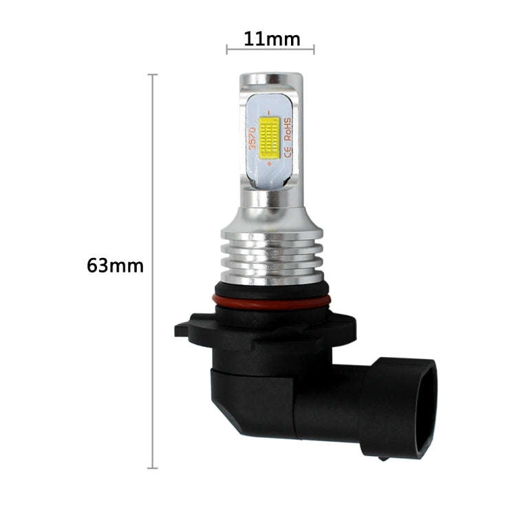 2 PCS 9006 HB4 72W 1000LM 6000-6500K Super Bright White Light Car Fog LED Bulbs, DC 12-24V(White ...