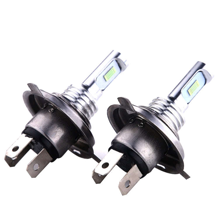 2 PCS H4 72W 1000LM 6000-6500K Super Bright White Light Car Fog LED Bulbs, DC 12-24V (Ice Blue Li...