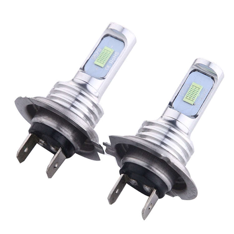 2 PCS H7 72W 1000LM 6000-6500K Super Bright White Light Car Fog LED Bulbs, DC 12-24V (Ice Blue Li...