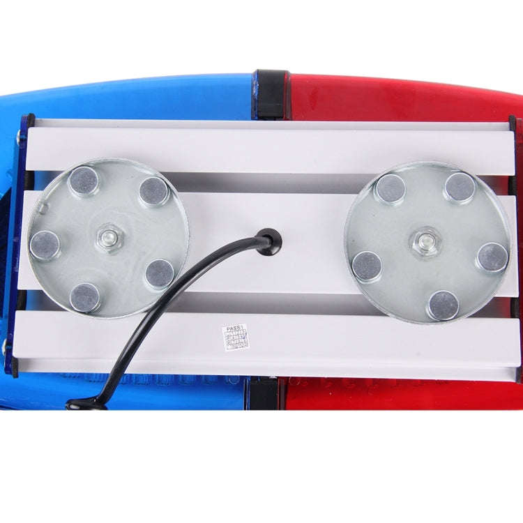 25W 240 LEDs Red Light + Blue Light Waterproof Strobe Light Dome Warning Light, DC 12V Wire Le...