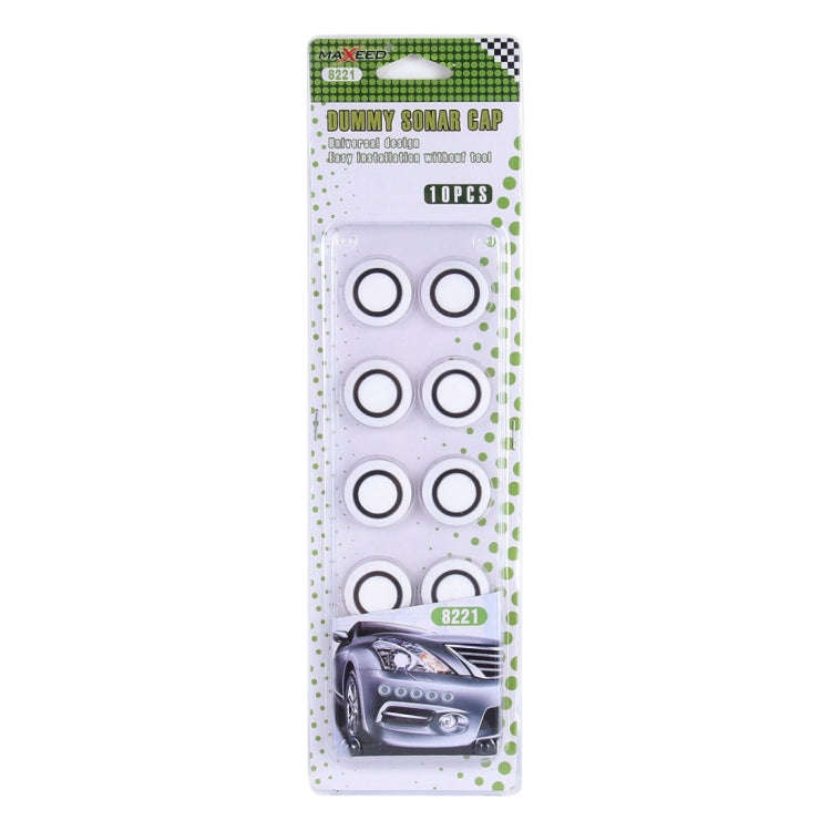 10 PCS Car Styling Anti-collision Sticker(White)