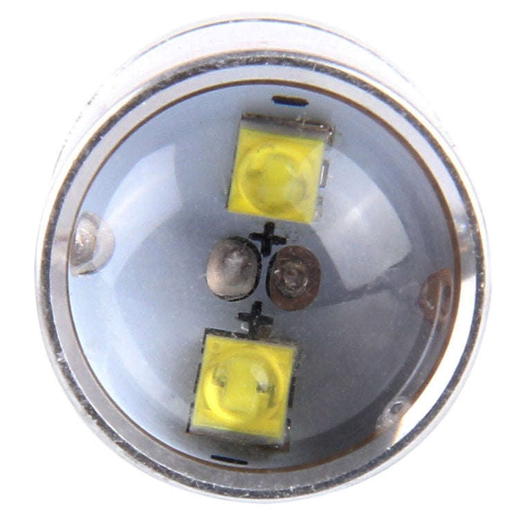 2 PCS 1157/BAY15D 30W 350 LM 6000K White Light 6 LED Canbus Car Brake Light Bulb, DC 12V