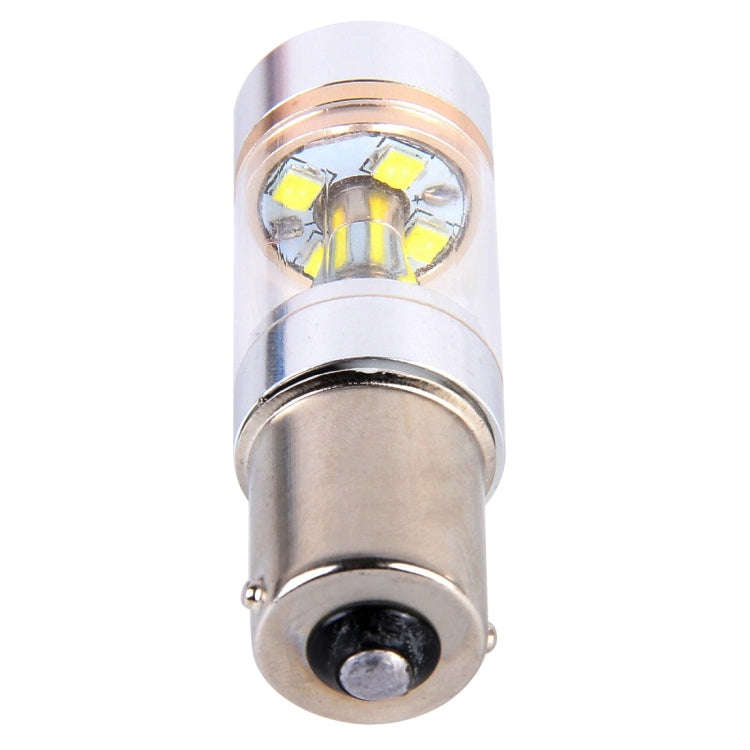 2 PCS 1156/BA15S  350LM 6000K 30W White Light 6 LED Canbus Car Reversing Light / Turn Light, DC 12V