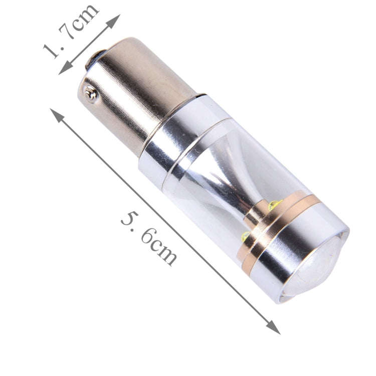 2 PCS 1156/BA15S  350LM 6000K 30W White Light 6 LED Canbus Car Reversing Light / Turn Light, DC 12V