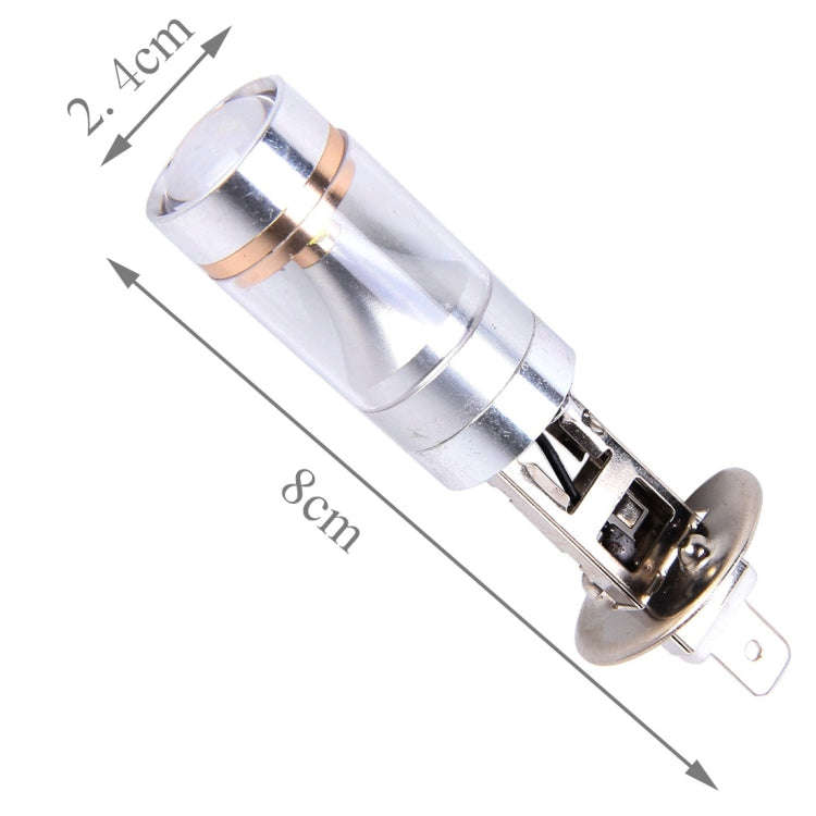 2 PCS H1 30W 350 LM 6000K White Light 6 LED Car Fog Light Bulb, DC 12V