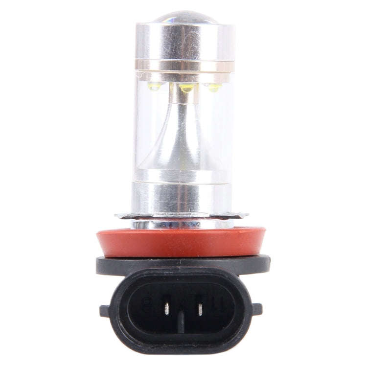 2 PCS H8/H11 30W 350 LM 6000K  White Light 6 LED Car Fog Light Bulb, DC 12V