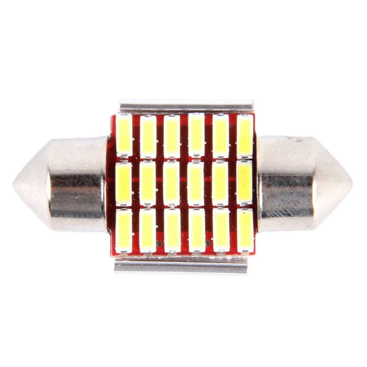 2 PCS DC 12V 3W 31MM Bicuspid Car Door Lamps Registration Mark light Dashboard Dome Door Lights L...