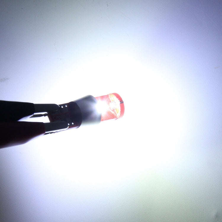 2 PCS T10 800 LM 6000K 10W 3 LED White Light Clearance Light.DC 12V.