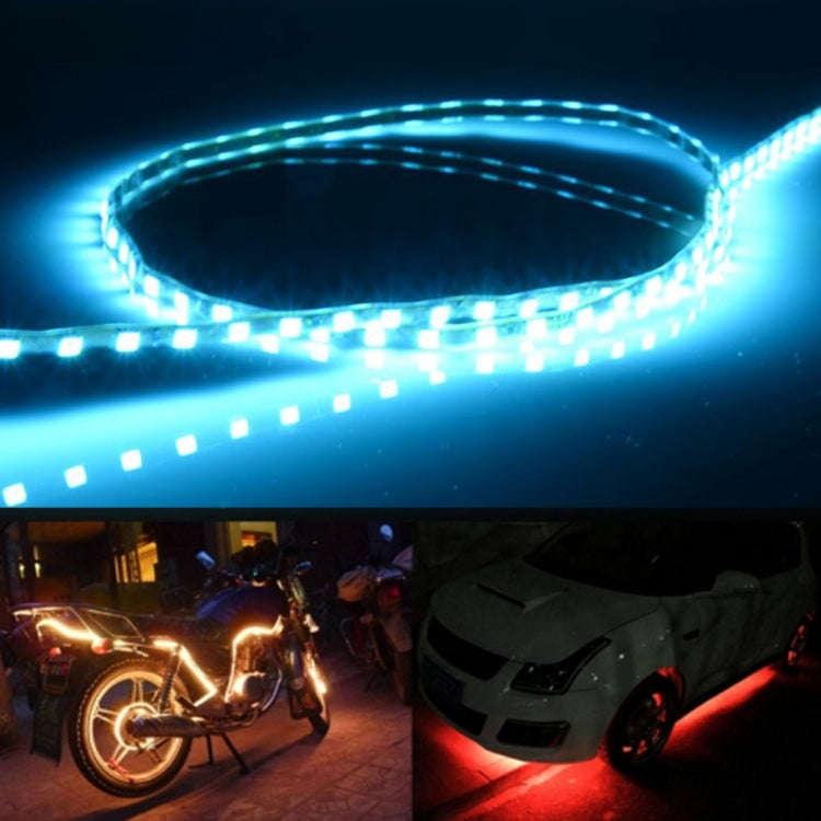 5 PCS 45 LED 3528 SMD Waterproof Flexible Car Strip Light for Car Decoration, DC 12V, Length: 90c...