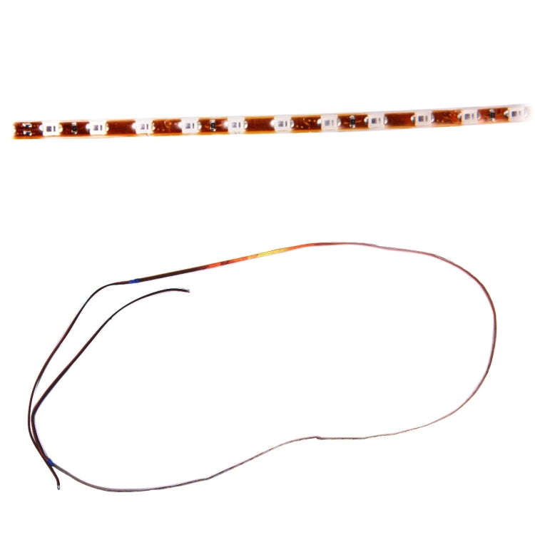 5 PCS 45 LED 3528 SMD Waterproof Flexible Car Strip Light for Car Decoration, DC 12V, Length: 90c...