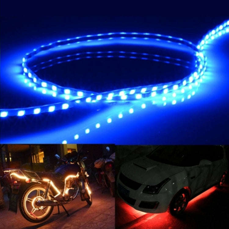 5 PCS 45 LED 3528 SMD Waterproof Flexible Car Strip Light for Car Decoration, DC 12V, Length: 90c...