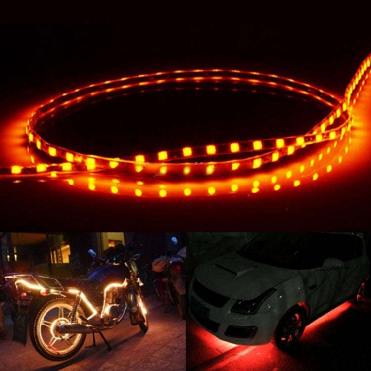 5 PCS Flow Style 45 LED 3528 SMD Waterproof Flexible Car Strip Light for Car Decoration, DC 12V, ...