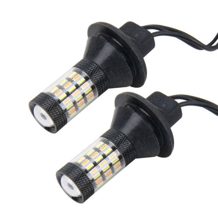 2 PCS 7440 5W 450LM 60LEDs DC 12V SMD-4014 Car Auto Brake Light Turn Signal Lights Car Source Set...