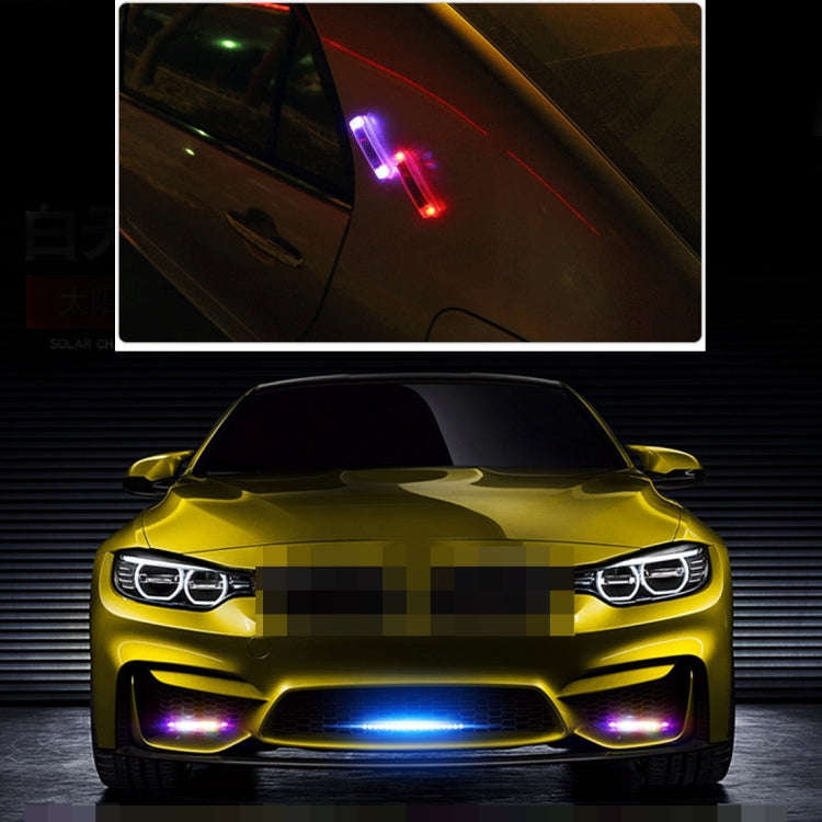 Solar Multi-function Colorful Network Light Caution Light Flashing Lights Car Warning Strobe Flas...