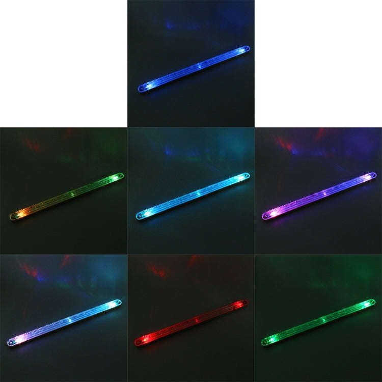 Colorful Lamp Beads Solar Emergency Warning Light Anti Collision Car Truck Van Strobe Light Warni...