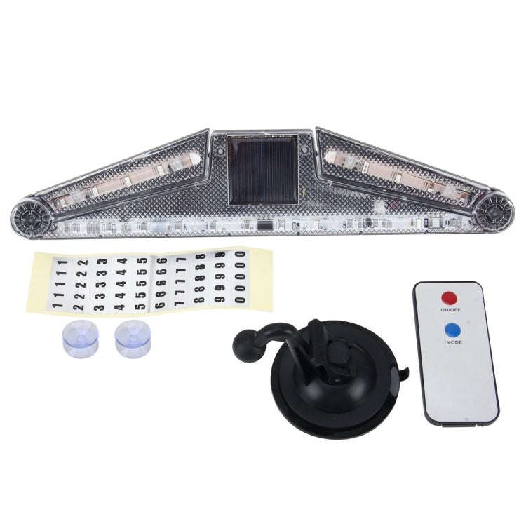 Solar Anti Collision Cupule Ranger Lamp Car Taillight LED Flash Warning Light Caution Light Folda...