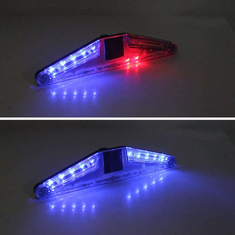 Solar Anti Collision Cupule Ranger Lamp Car Taillight LED Flash Warning Light Caution Light Folda...