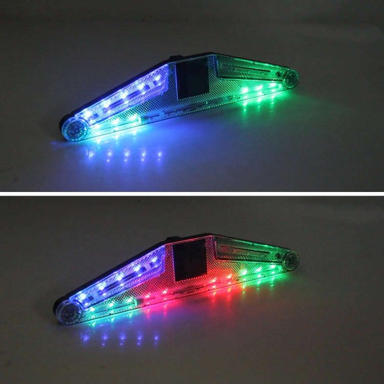 Solar Anti Collision Cupule Ranger Lamp Car Taillight LED Flash Warning Light Caution Light Folda...