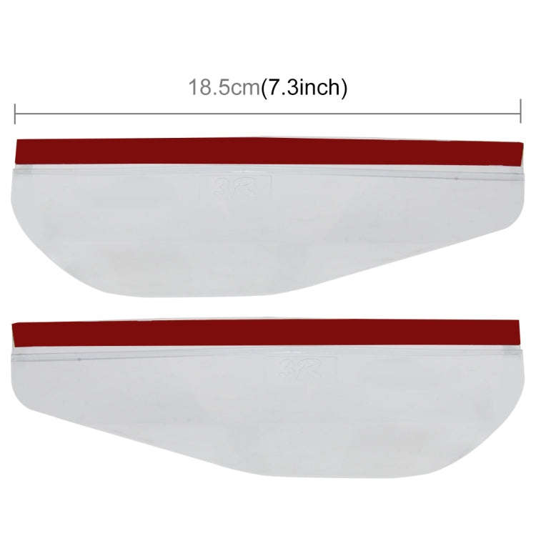 1 Pair Car Rearview Mirror Rain Blades Car Back Mirror Eyebrow Rain Cover Car Rearview Mirror Eye...