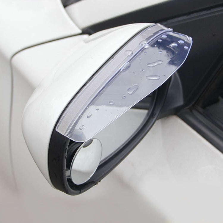 1 Pair Car Rearview Mirror Rain Blades Car Back Mirror Eyebrow Rain Cover Car Rearview Mirror Eye...