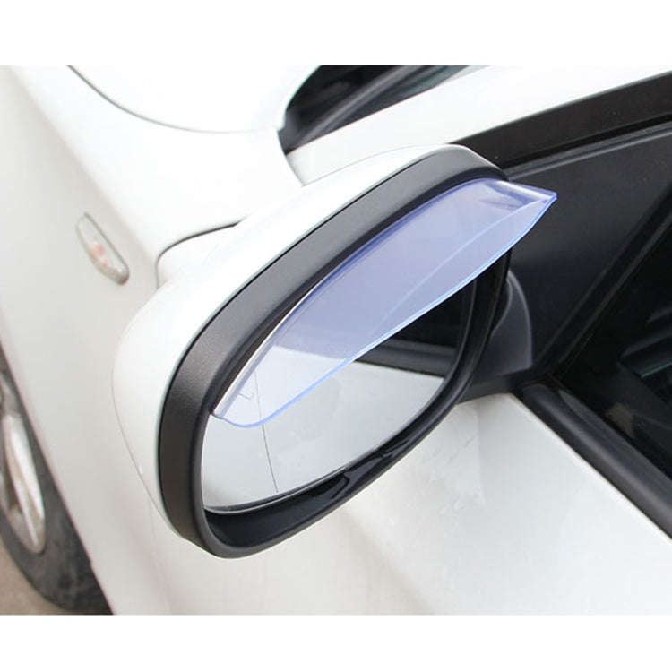 1 Pair Car Rearview Mirror Rain Blades Car Back Mirror Eyebrow Rain Cover Car Rearview Mirror Eye...