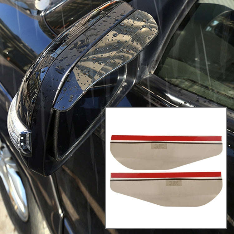 1 Pair Car Rearview Mirror Rain Blades Car Back Mirror Eyebrow Rain Cover Car Rearview Mirror Eye...