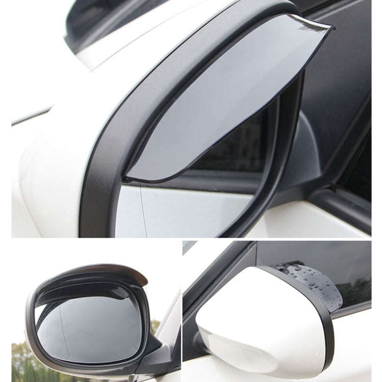 1 Pair Car Rearview Mirror Rain Blades Car Back Mirror Eyebrow Rain Cover Car Rearview Mirror Eye...