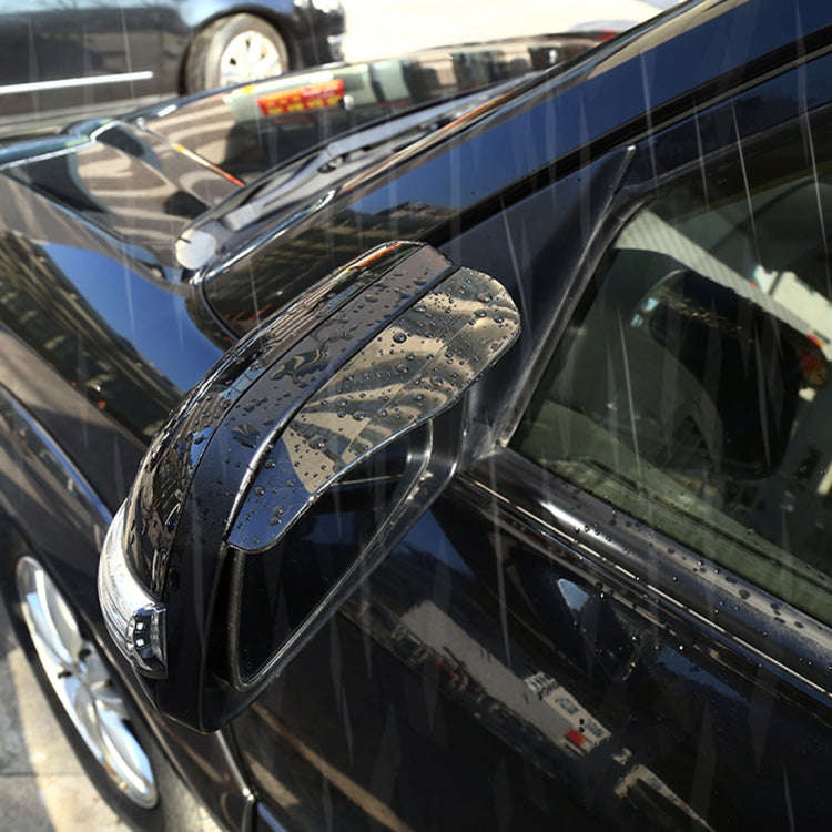 1 Pair Car Rearview Mirror Rain Blades Car Back Mirror Eyebrow Rain Cover Car Rearview Mirror Eye...