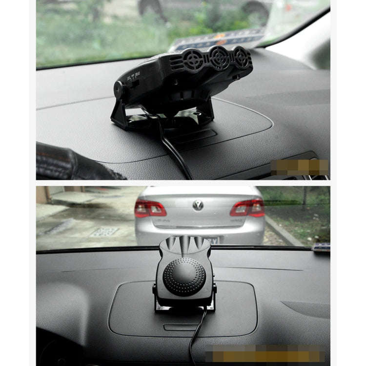 DC 12V 150W Cold and Warm Dual Use Three Outlet Car Auto Electronic Heater Fan Windshield Defrost...