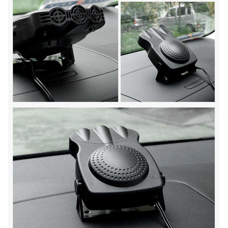 DC 12V 150W Cold and Warm Dual Use Three Outlet Car Auto Electronic Heater Fan Windshield Defrost...