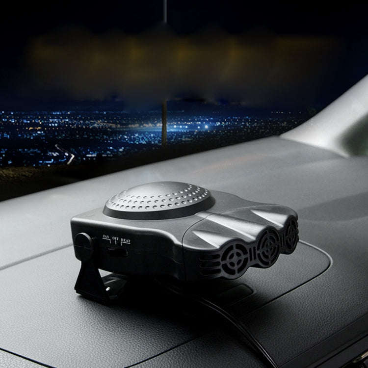 DC 12V 150W Cold and Warm Dual Use Three Outlet Car Auto Electronic Heater Fan Windshield Defrost...