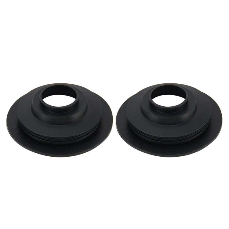 2 PCS Universal Car LED Headlight HID Xenon Lamp Silicone Dust Cover Seal Caps LED Headlight Seal...