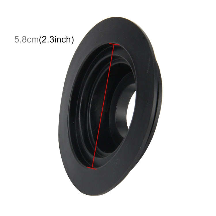 2 PCS Universal Car LED Headlight HID Xenon Lamp Silicone Dust Cover Seal Caps LED Headlight Seal...