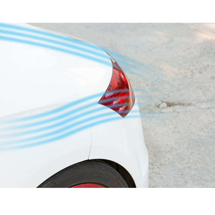 6 PCS Universal Resin Rear Spoiler Car Auto Rear Spoiler Exterior Rear Spoiler Kit Car Crash Stri...