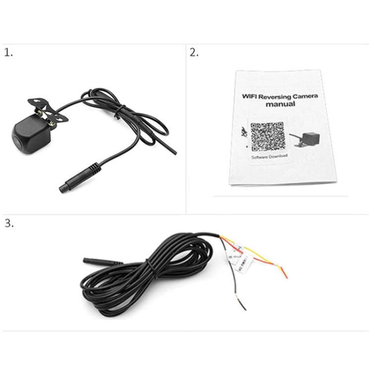 A2157 Car WiFi Reversing Rear View Large Wide-angle Starlight Night Vision Right Blind Spot Camera