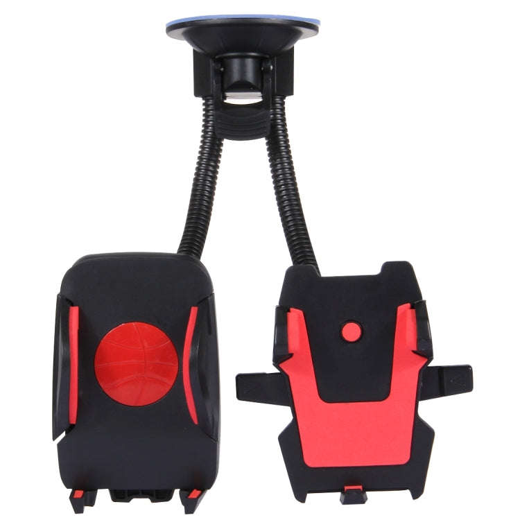 Suction Cup Couple Car Mount Holder Stand Suction Bracket with Adjustable Goose Neck for GPS & PD...