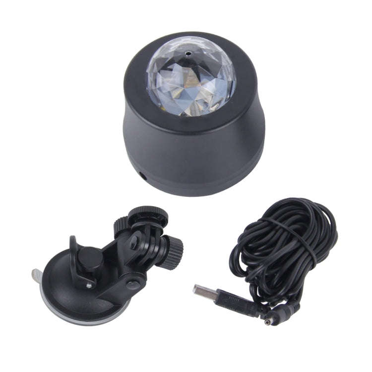 5V 6W Colorful Car Decoration DJ Light Sound Activated Rotating Strobe Effect Atmosphere Light St...