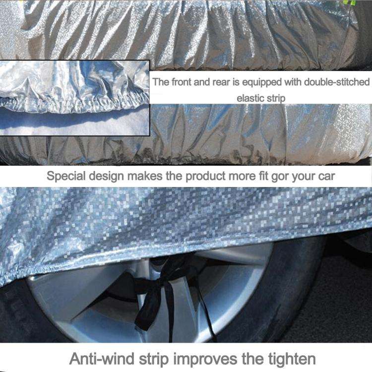 Aluminum Film PEVA Cotton Wool Anti-Dust Waterproof Sunproof Anti-frozen Anti-scratch Heat Dissip...