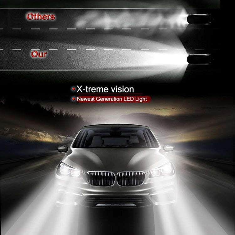2pcs H8/H11 18W 1800LM 6000K Waterproof IP68 Car Auto LED Headlight with 2 COB LED Lamps, DC 9-36...