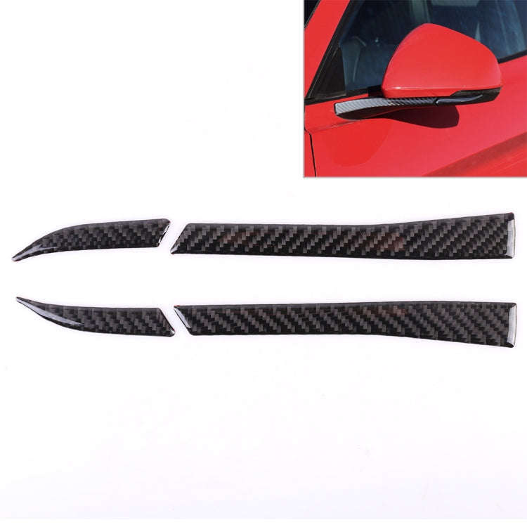 2 PCS Car Rearview Mirror Decorative Sticker for Ford Mustang 2015-2020