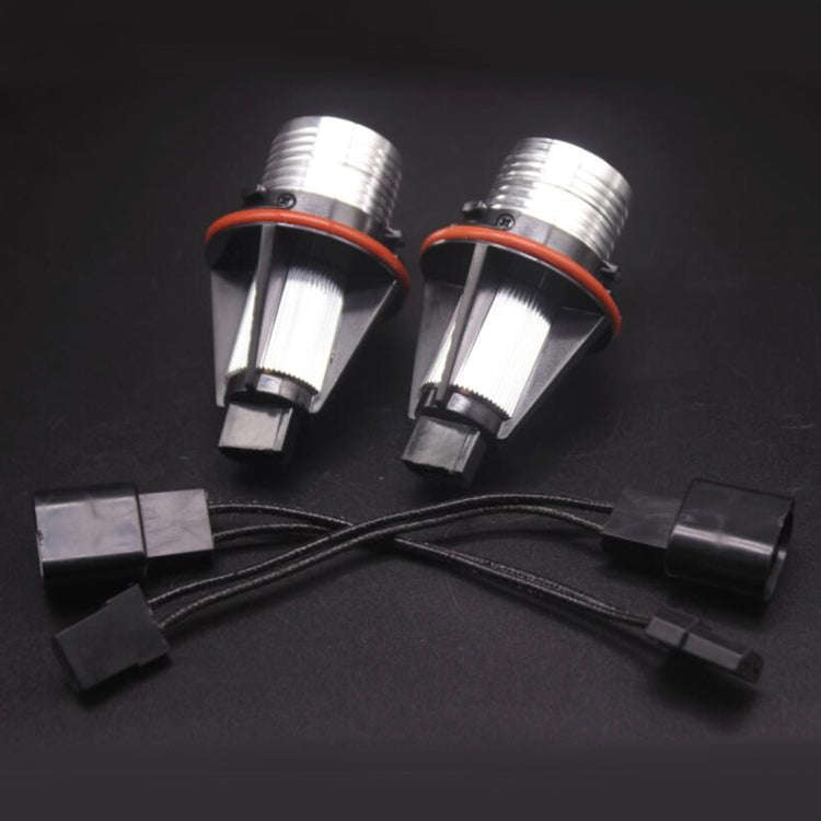 2 PCS DC 12-24V 6W 800LM 6000K LED Angel Eyes Light Bulb for BMW E39/E53/E60/E61/E63/E64/E65/E66/...